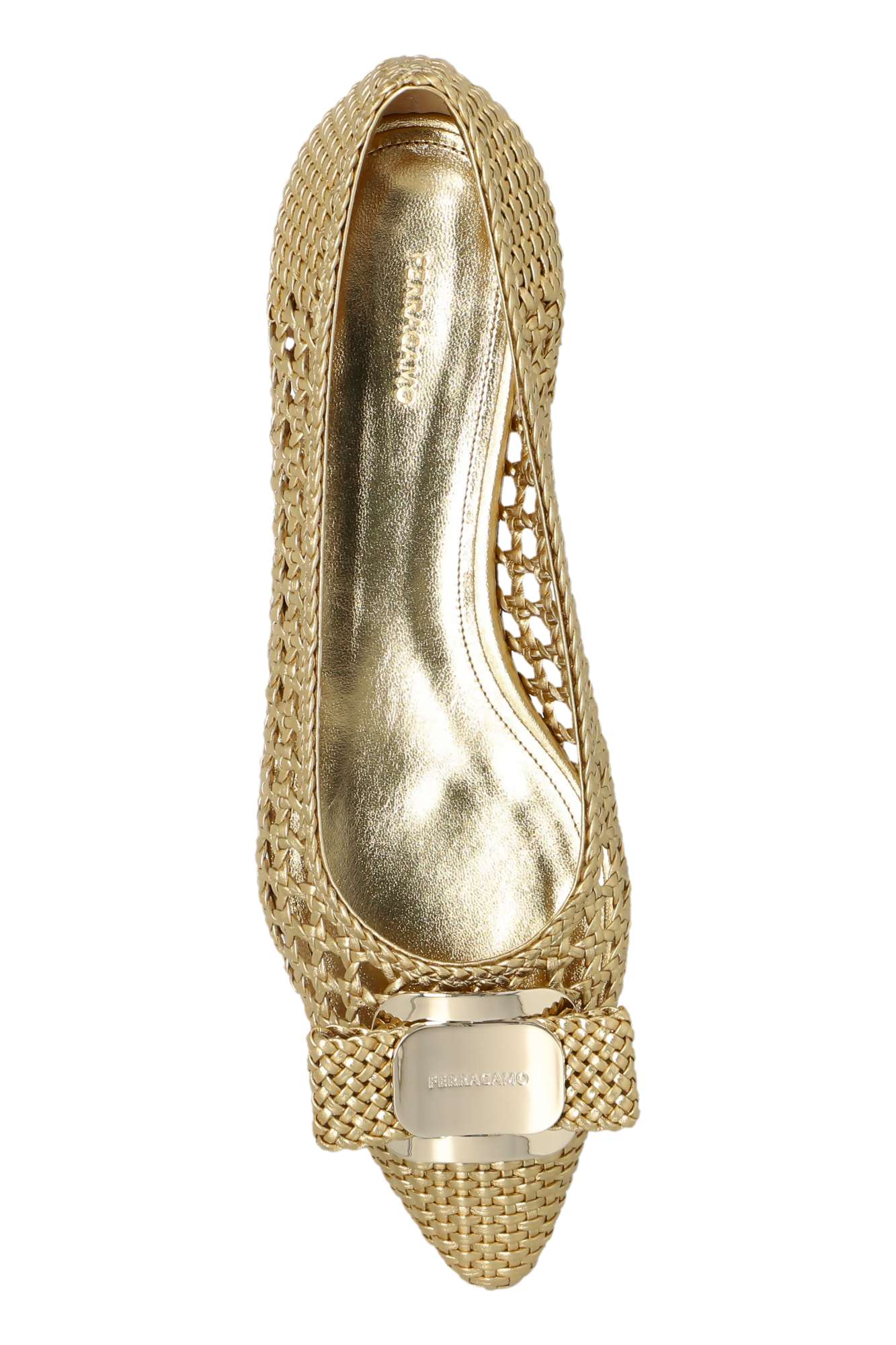 Ferragamo ベージュ フラットシューズ　7.5 D (24.5) sf034872_2.jpg